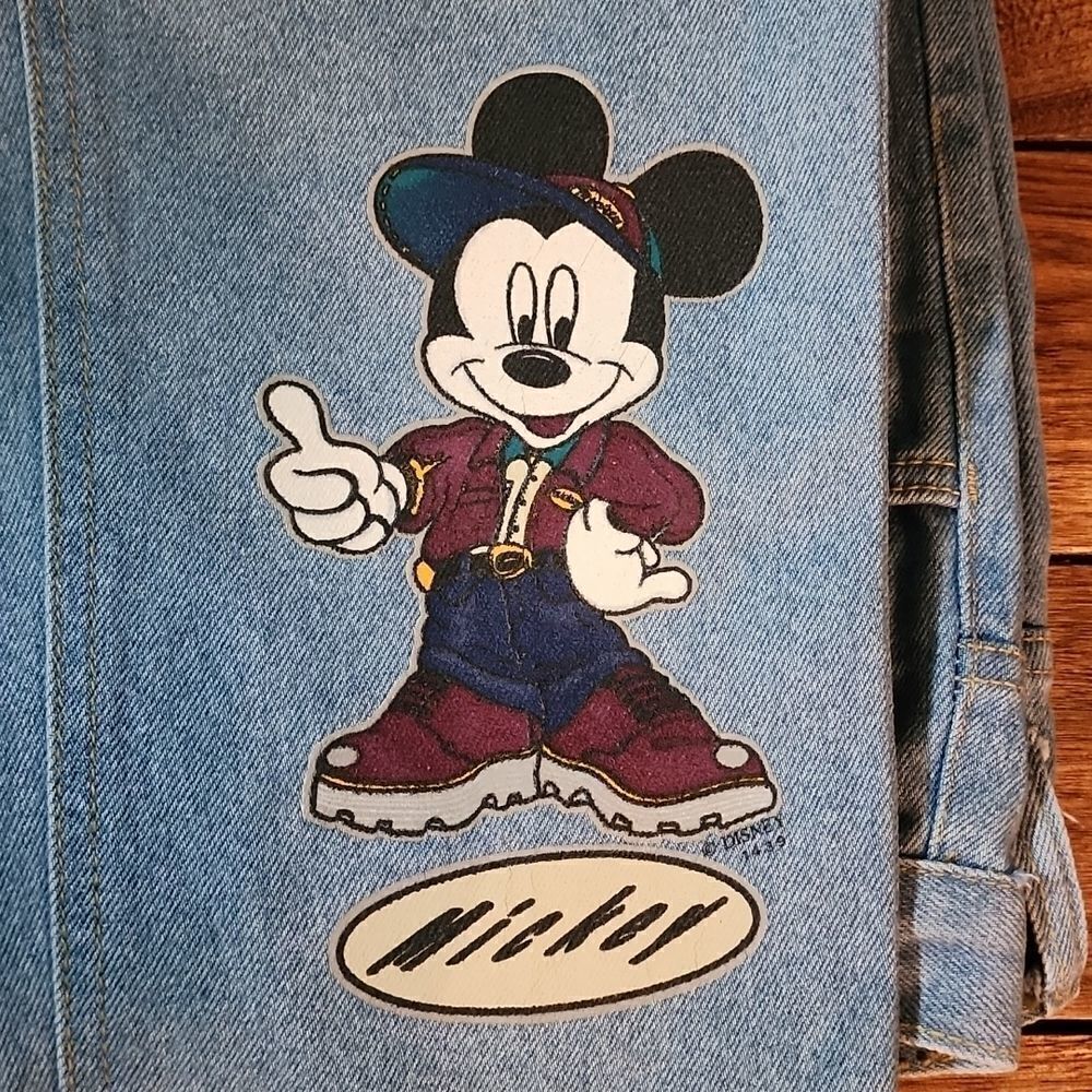 1990s Mickey Mouse Jeans​ - Picture 7 of 9